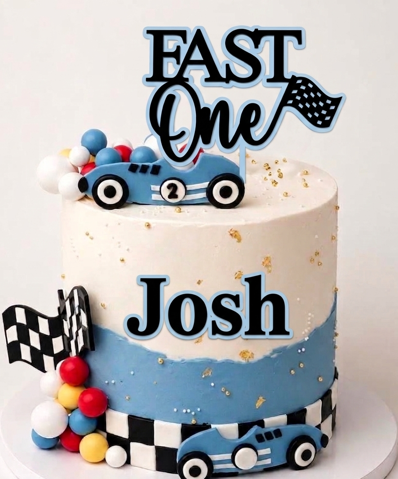 Acrylic Caketoppers