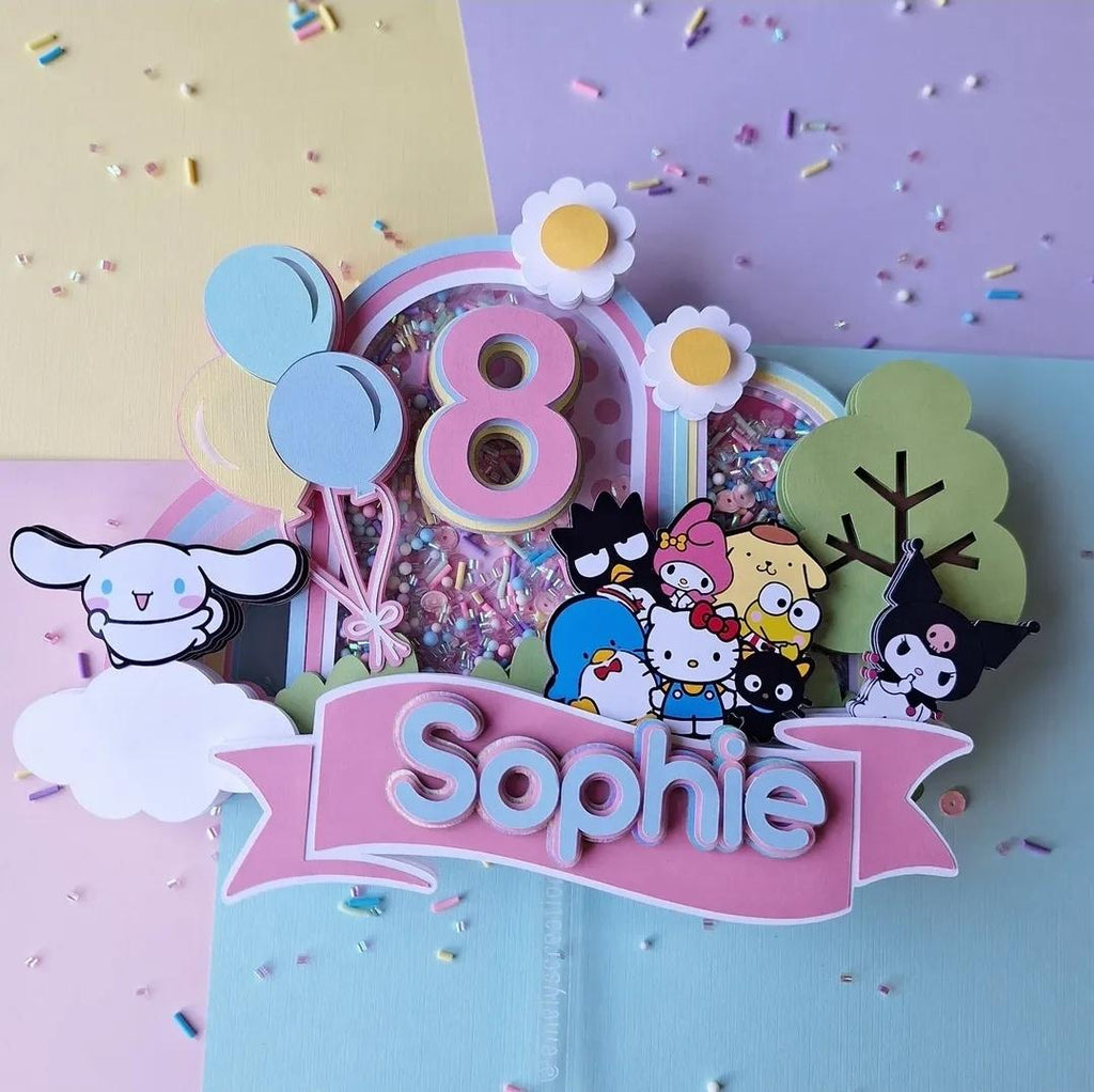 Shaker Cake Topper