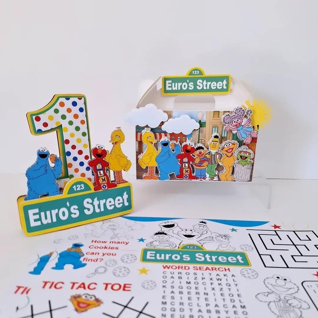 Sesame Street gable boxes