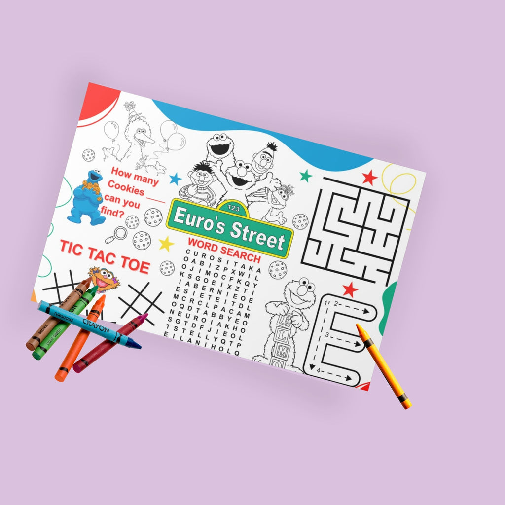 Sesame Street Inspired Activity Mat