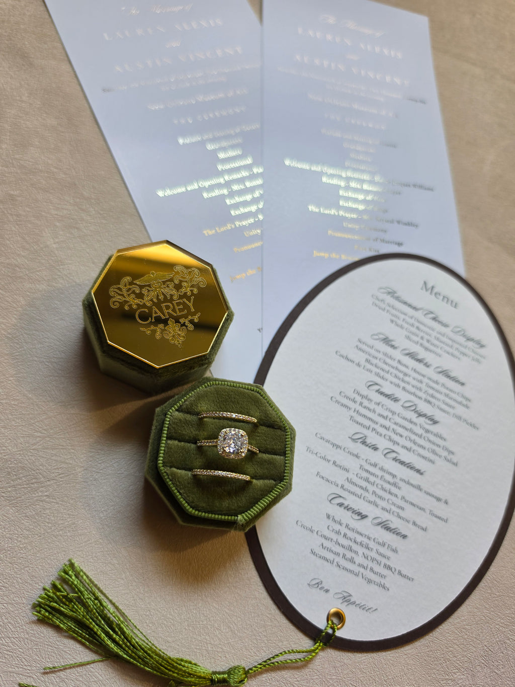 Personalized Ring Box
